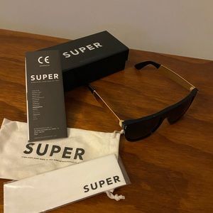 Black & Gold SUPER sunglasses